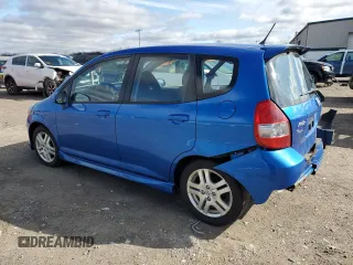 2008 Honda Fit Sport with VIN JHMGD38688S045943, listed as a Copart auction lot 49443655 with 81,764 mi miles and Salvage Title. Bid and sale history available at carsss.com. Image 2.