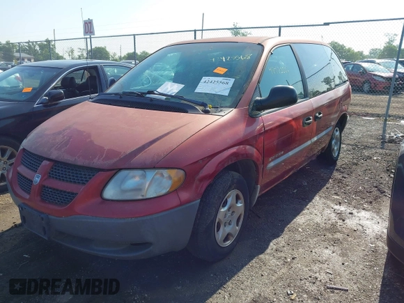 2001 Dodge Caravan SE z VIN 1B4GP25B91B197088, wystawiony jako IAAI lot #42425568 z przebiegiem 142 411 mil mil oraz . Historia ofert i sprzedaży dostępna na DreamBid. Obrazek 2.