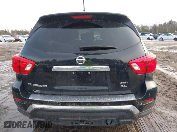 2017 Nissan Pathfinder SV with VIN 5N1DR2MM9HC633277, listed as a IAAI auction lot 41697958 with 51,891 mi miles. Bid and sale history available at carsss.com. Image 16.