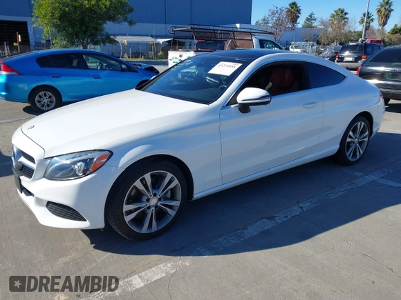 2017 Mercedes-Benz C 300 with VIN WDDWJ4JB4HF497888, listed as a IAAI auction lot 41273555 with 67,826 mi miles and . Bid and sale history available at carsss.com. Image 2.