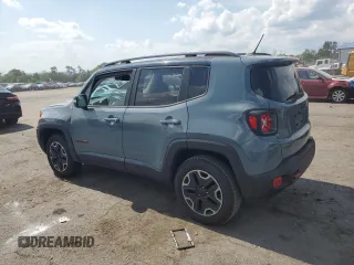 2017 Jeep Renegade Trailhawk z VIN ZACCJBCB3HPG29440, wystawiony jako Copart lot #62391755 z przebiegiem 100 707 mil mil oraz Szkoda całkowita • Salvage title. Historia ofert i sprzedaży dostępna na DreamBid. Obrazek 2.