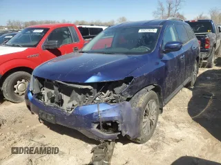 2020 Nissan Pathfinder S z VIN 5N1DR2AM3LC577284, wystawiony jako Copart lot #49273875 z przebiegiem 99 748 mil mil oraz Szkoda całkowita • Salvage title. Historia ofert i sprzedaży dostępna na DreamBid. Obrazek 1.