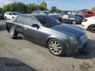 2007 Cadillac CTS with VIN 1G6DP577470103111, listed as a Copart auction lot 72843744 with 0 mi miles and Salvage Title. Bid and sale history available at carsss.com. Image 4.