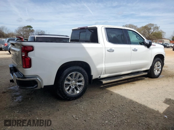 2020 Chevrolet Silverado 1500 LTZ with VIN 1GCUYGED3LZ235409, listed as a Copart auction lot 49709685 with 108,928 mi miles and Salvage Title. Bid and sale history available at DreamBid. Image 3.