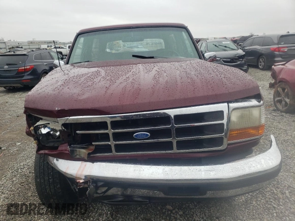 1996 Ford Bronco Custom with VIN 1FMEU15H7TLB67016, listed as a Copart auction lot 43911765 with 150,183 mi miles and Salvage Title. Bid and sale history available at DreamBid. Image 5.