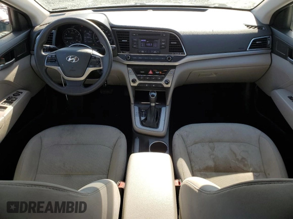 2017 Hyundai Elantra SE with VIN 5NPD74LF5HH174715, listed as a Copart auction lot 56052045 with 184,036 mi miles and Clean Title. Bid and sale history available at DreamBid. Image 8.