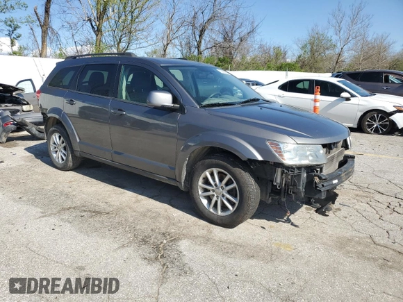 2013 Dodge Journey SXT with VIN 3C4PDCBG3DT571134, listed as a Copart auction lot 52068295 with 224,302 mi miles and Salvage Title. Bid and sale history available at carsss.com. Image 4.