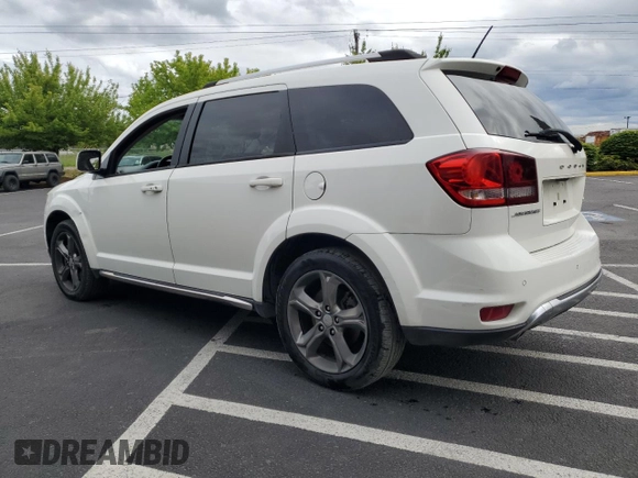 2015 Dodge Journey Crossroad z VIN 3C4PDDGG5FT607424, wystawiony jako Copart lot #57361175 z przebiegiem 152 881 mil mil oraz Czysty tytuł • Clean title. Historia ofert i sprzedaży dostępna na DreamBid. Obrazek 2.