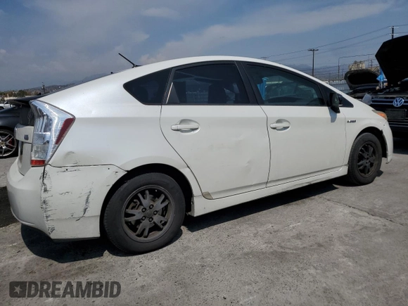 2011 Toyota Prius I with VIN JTDKN3DU4B0326931, listed as a Copart auction lot 55527345 with 181,462 mi miles and Salvage Title. Bid and sale history available at DreamBid. Image 3.