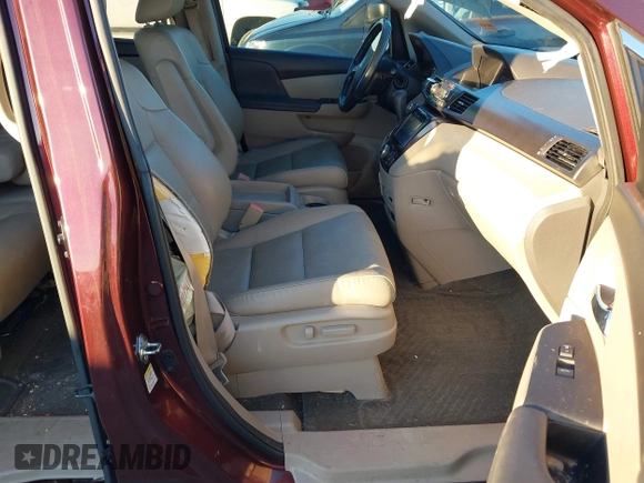 2017 Honda Odyssey EX-L with VIN 5FNRL5H62HB022308, listed as a IAAI auction lot 41213635 with 97,161 mi miles and . Bid and sale history available at DreamBid. Image 5.