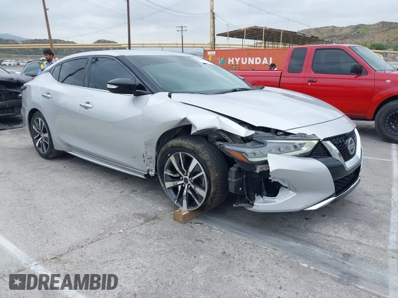 2020 Nissan Maxima SV with VIN 1N4AA6CVXLC380646, listed as a IAAI auction lot 42041422 with 99,579 mi miles and . Bid and sale history available at DreamBid. Image 1.