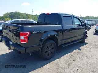 2019 Ford F-150 XL with VIN 1FTEW1EP3KFD04455, listed as a IAAI auction lot 40156913 with 94,918 mi miles. Bid and sale history available at carsss.com. Image 4.
