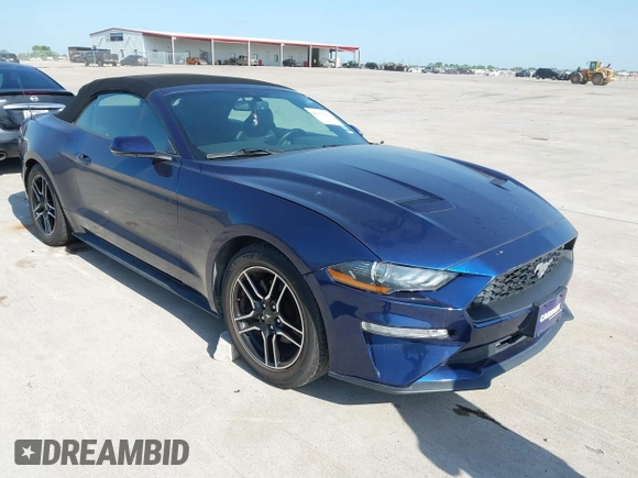 2018 Ford Mustang EcoBoost Premium with VIN 1FATP8UH8J5142453, listed as a IAAI auction lot 42042012 with 127,677 mi miles and . Bid and sale history available at carsss.com. Image 1.