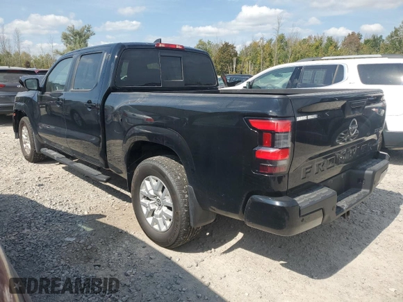 2022 Nissan Frontier SV with VIN 1N6ED1FK4NN648926, listed as a Copart auction lot 71633154 with 36,013 mi miles and Salvage Title. Bid and sale history available at carsss.com. Image 2.