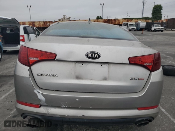 2013 Kia Optima EX with VIN 5XXGN4A77DG119235, listed as a Copart auction lot 59583675 with Not provided miles and Salvage title. Bid and sale history available at DreamBid. Image 6.