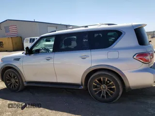 2018 Nissan Armada Platinum with VIN JN8AY2ND0JX000162, listed as a Copart auction lot 62196153 with 35,872 mi miles and Clean Title. Bid and sale history available at carsss.com. Image 2.