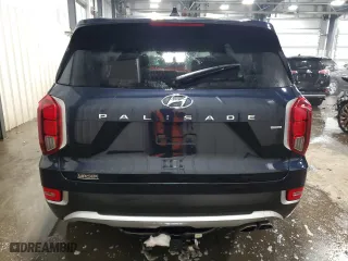 2022 Hyundai Palisade SEL with VIN KM8R4DHE9NU439728, listed as a Copart auction lot 45200455 with 39,083 mi miles and Salvage Title. Bid and sale history available at carsss.com. Image 6.
