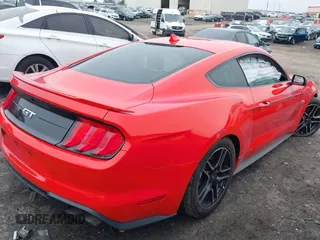 2021 Ford Mustang GT with VIN 1FA6P8CF4M5119074, listed as a IAAI auction lot 41137351 with 28,718 mi miles. Bid and sale history available at carsss.com. Image 4.