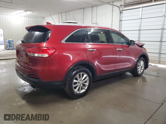 2017 Kia Sorento LX with VIN 5XYPG4A30HG249396, listed as a Copart auction lot 89054805 with 162,660 mi miles and Salvage Title. Bid and sale history available at carsss.com. Image 3.