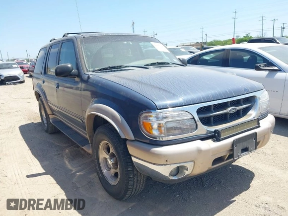 2000 Ford Explorer z VIN 1FMZU64P3YZB70619, wystawiony jako IAAI lot #42000128 z przebiegiem 230 681 mil mil oraz . Historia ofert i sprzedaży dostępna na DreamBid. Obrazek 1.
