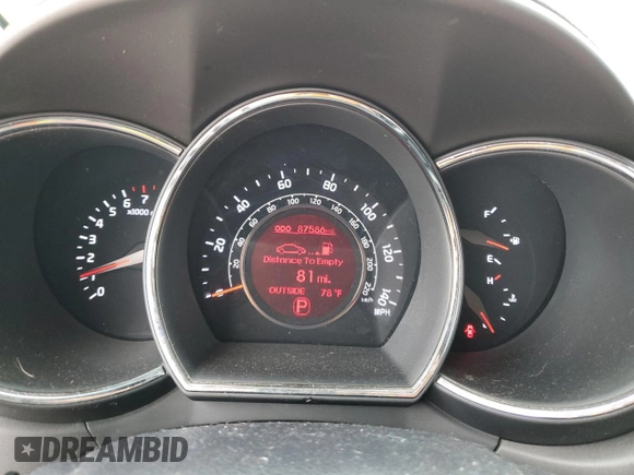2015 Kia Rio EX with VIN KNADN4A32F6424365, listed as a Copart auction lot 70862234 with 87,586 mi miles and Salvage Title. Bid and sale history available at carsss.com. Image 9.