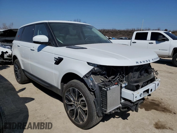 2022 Land Rover Range Rover Sport SE with VIN SALWG2SU1NA239200, listed as a Copart auction lot 46635465 with 25,292 mi miles and Salvage Title. Bid and sale history available at carsss.com. Image 4.