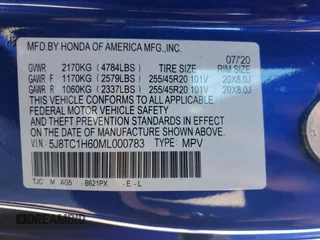 2021 Acura RDX w/A-Spec Package с VIN 5J8TC1H60ML000783, выставлен на аукционе Copart как лот 86193164 с пробегом 35 693 миль миль и Списание • Salvage title. История ставок и продаж доступна на DreamBid. Изображение 15.