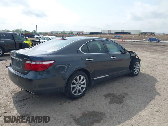 2009 Lexus LS 460 с VIN JTHCL46F095001574, выставлен на аукционе IAAI как лот 42115283 с пробегом 123 944 миль миль и . История ставок и продаж доступна на DreamBid. Изображение 4.