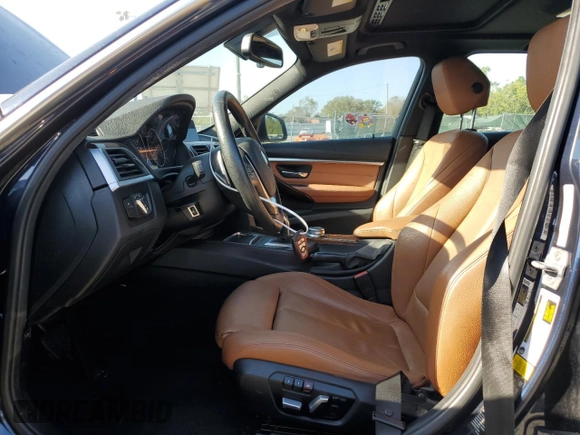2017 BMW 3 Series 330i xDrive with VIN WBA8D9C38HA005368, listed as a Copart auction lot 52611265 with 106,972 mi miles and Salvage title. Bid and sale history available at DreamBid. Image 7.