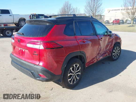 2023 Toyota Corolla Cross Hybrid S with VIN 7MUFBABG6PV008234, listed as a IAAI auction lot 41813661 with 1,127 mi miles and . Bid and sale history available at DreamBid. Image 4.