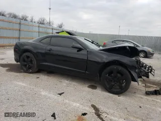 2013 Chevrolet Camaro LS with VIN 2G1FE1E37D9214458, listed as a Copart auction lot 87059004 with 107,914 mi miles and Salvage Title. Bid and sale history available at carsss.com. Image 4.