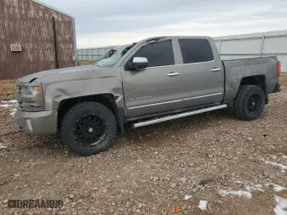 2017 Chevrolet Silverado 1500 LTZ with VIN 3GCUKSEJ8HG333353, listed as a Copart auction lot 84655294 with 0 mi miles and Salvage Title. Bid and sale history available at carsss.com. Image 1.