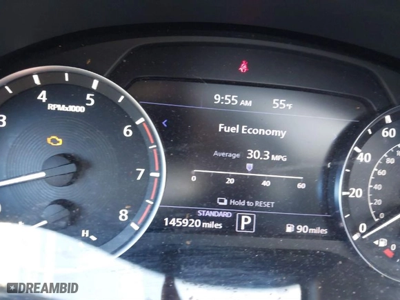2019 Infiniti QX50 ESSENTIAL with VIN 3PCAJ5M19KF122135, listed as a IAAI auction lot 41722309 with 145,920 mi miles. Bid and sale history available at carsss.com. Image 7.