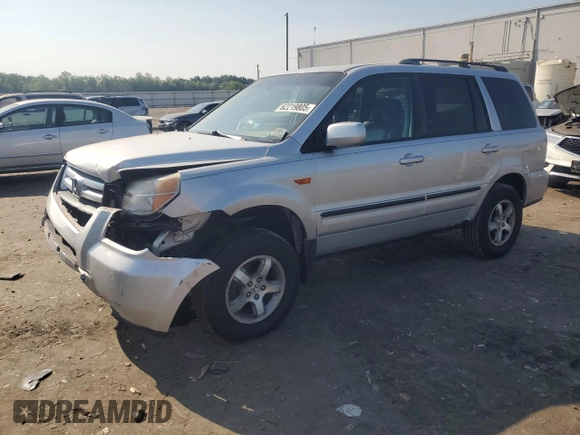 2008 Honda Pilot EX-L with VIN 5FNYF18558B057119, listed as a Copart auction lot 62219805 with 220,929 mi miles and Salvage title. Bid and sale history available at DreamBid. Image 1.