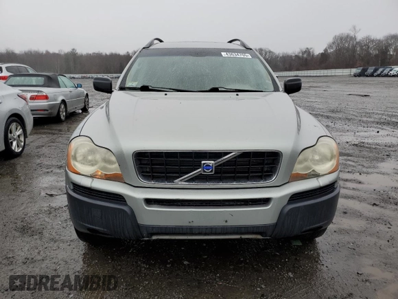 2004 Volvo XC90 with VIN YV1CM59H441081229, listed as a Copart auction lot 43634705 with 167,067 mi miles and Clean Title. Bid and sale history available at carsss.com. Image 5.