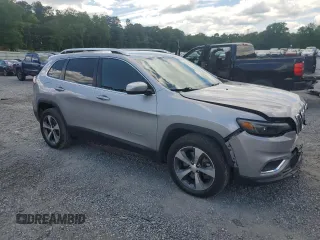 2019 Jeep Cherokee Limited with VIN 1C4PJMDN7KD116722, listed as a Copart auction lot 55806305 with 72,155 mi miles and Salvage title. Bid and sale history available at DreamBid. Image 4.