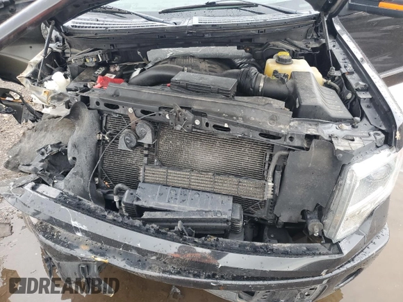 2013 Ford F-150 XL with VIN 1FTFW1ET7DFD31727, listed as a Copart auction lot 55254245 with 103,050 mi miles and Salvage title. Bid and sale history available at DreamBid. Image 11.