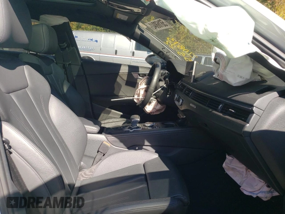 2019 Audi A4 Premium Plus with VIN WAUENAF45KA032539, listed as a Copart auction lot 58168042 with 0 mi miles. Bid and sale history available at carsss.com. Image 5.