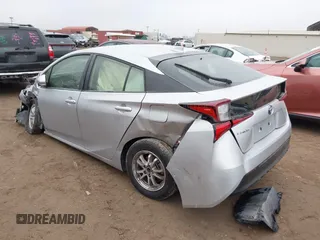 2022 Toyota Prius L Eco with VIN JTDKAMFU9N3185999, listed as a IAAI auction lot 41428106 with 50,798 mi miles. Bid and sale history available at carsss.com. Image 3.