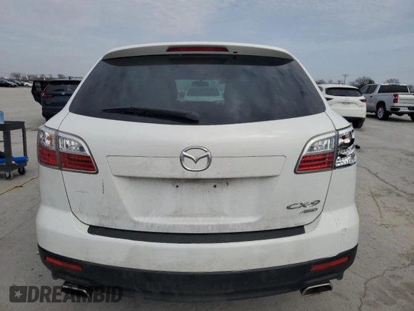 2012 Mazda CX-9 Sport with VIN JM3TB3BV9C0339241, listed as a Copart auction lot 50936805 with 109,506 mi miles and Clean title. Bid and sale history available at DreamBid. Image 6.