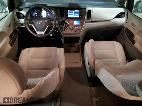 2019 Toyota Sienna L with VIN 5TDZZ3DC7KS991281, listed as a Copart auction lot 88310775 with 72,923 mi miles and Salvage Title. Bid and sale history available at carsss.com. Image 8.