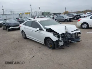 2015 Hyundai Sonata Sport with VIN 5NPE34AF4FH077344, listed as a IAAI auction lot 40833400 with 49,254 mi miles and . Bid and sale history available at DreamBid. Image 1.