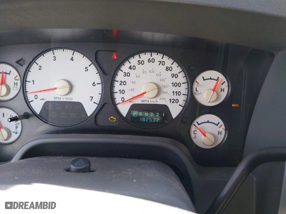 2006 Dodge Ram 1500 SLT with VIN 1D7HU18246S636765, listed as a IAAI auction lot 41486680 with 182,532 mi miles. Bid and sale history available at carsss.com. Image 7.