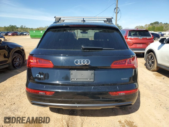 2020 Audi Q5 Premium with VIN WA1ANAFY9L2085142, listed as a Copart auction lot 50261515 with 38,477 mi miles and Salvage Title. Bid and sale history available at carsss.com. Image 6.