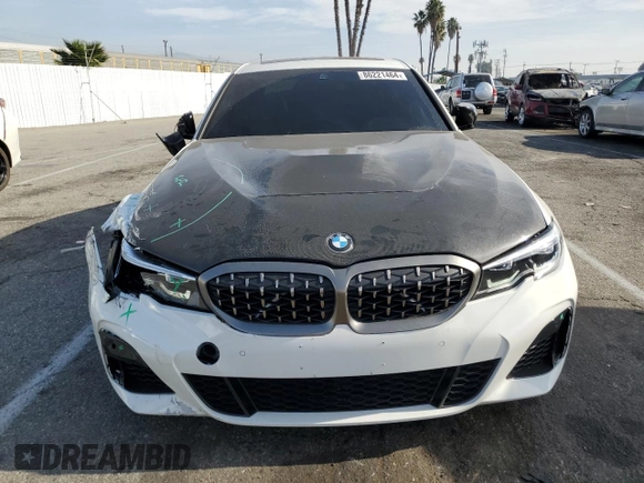 2021 BMW 3 Series M340i xDrive with VIN 3MW5U9J07M8B57210, listed as a Copart auction lot 86221464 with 50,810 mi miles and Salvage Title. Bid and sale history available at carsss.com. Image 5.