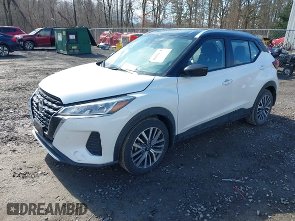 2023 Nissan Kicks SV with VIN 3N1CP5CVXPL549587, listed as a IAAI auction lot 41875114 with 17,354 mi miles. Bid and sale history available at carsss.com. Image 17.