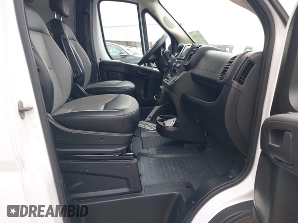 2023 Ram ProMaster Cargo with VIN 3C6LRVDG5PE563688, listed as a IAAI auction lot 42129104 with 36,610 mi miles and . Bid and sale history available at carsss.com. Image 5.