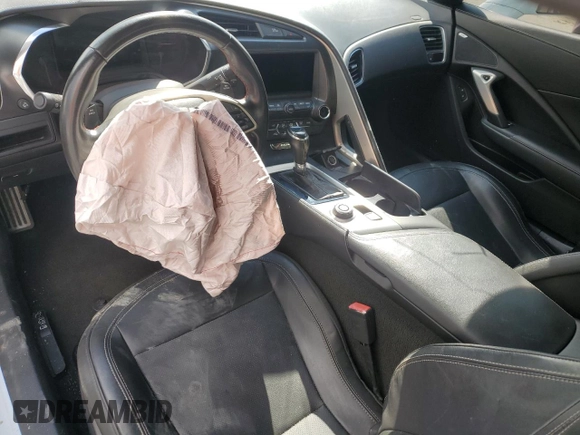 2019 Chevrolet Corvette 1LT with VIN 1G1YB2D72K5113706, listed as a Copart auction lot 71842584 with 0 mi miles and Salvage Title. Bid and sale history available at carsss.com. Image 8.