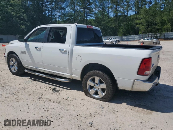 2016 Ram 1500 Big Horn with VIN 1C6RR6LG2GS414380, listed as a Copart auction lot 57679715 with 144,596 mi miles and Salvage title. Bid and sale history available at DreamBid. Image 2.