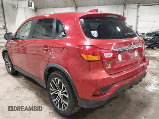 2018 Mitsubishi Outlander Sport SE 2.4 with VIN JA4AR3AW2JZ033877, listed as a IAAI auction lot 41410301 with 117,556 mi miles. Bid and sale history available at carsss.com. Image 3.